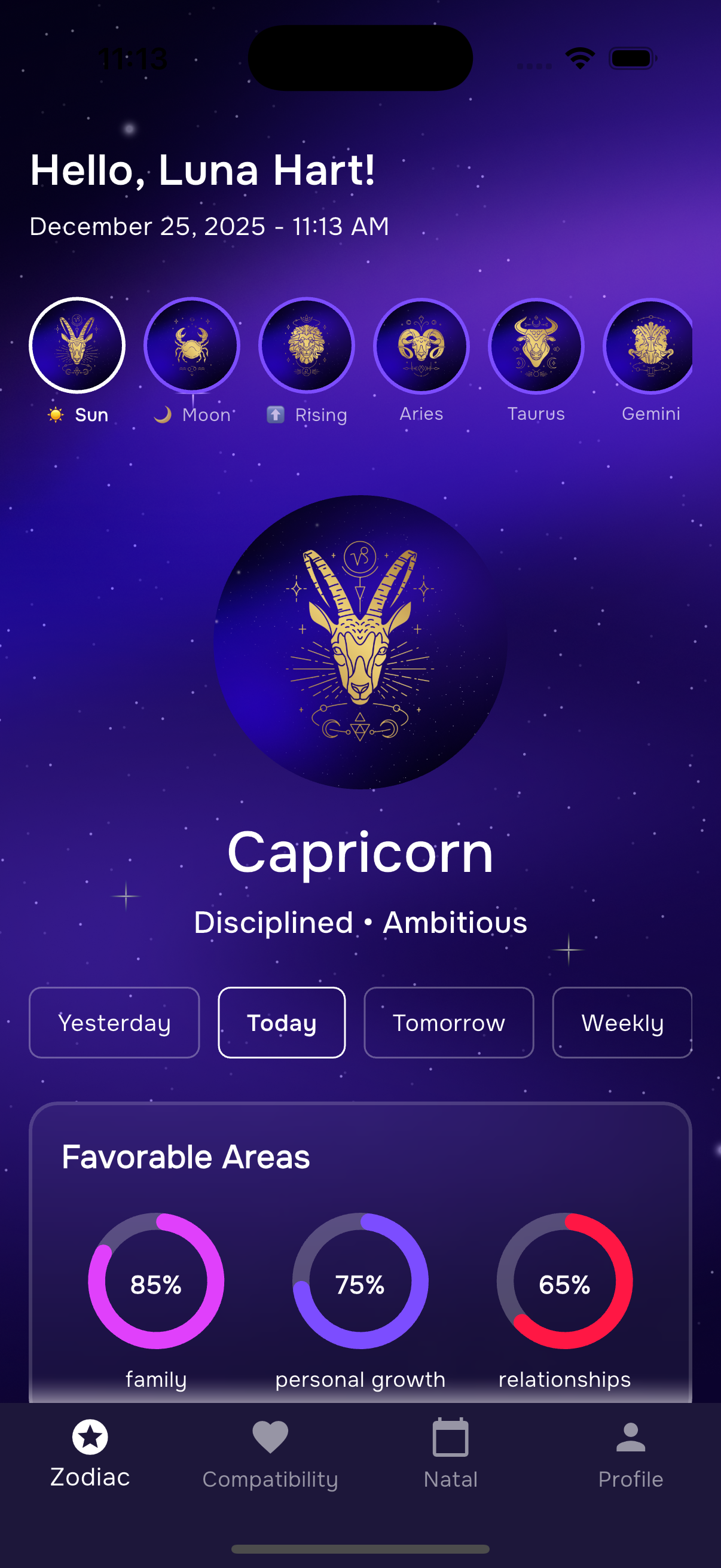 Starstruck App Screenshot